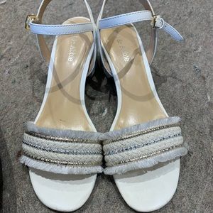 Lexi & Abbie white sandals